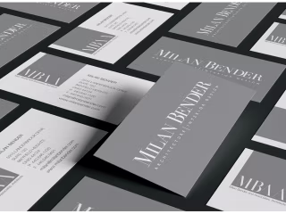 Milan Bender & Associates // Visual Design and Logo