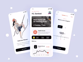 Health & Fitness App Ui
