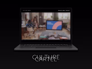 Culture Cartel - Website (Framer)