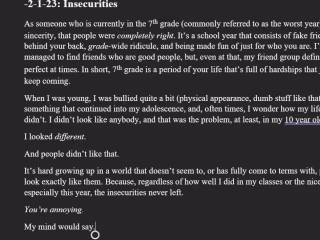 Insecurities