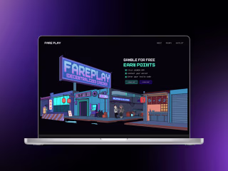 Fareplay | Web3 Crypto Casino UI Dashboard & Landing Page 