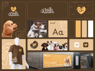 Tails Haven - Logo Concept, branding, identity