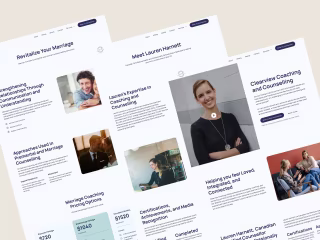 Clearview Coaching & Counselling Website Redesign