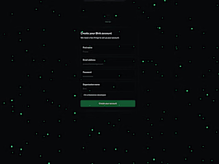 Blnk Interactive Login Page