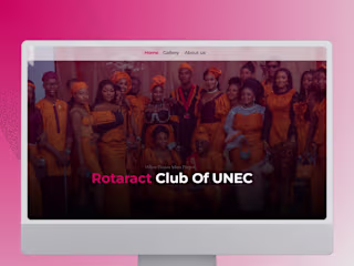 Development of Basic Framer Website for Rotaract UNEC