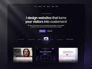 Personal Portfolio Website Design & Developed in Framer