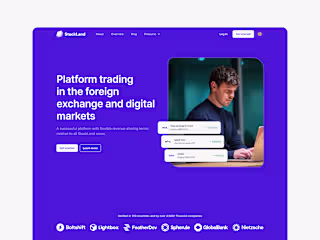 Website Redesign for StockLand Crypto Exchange