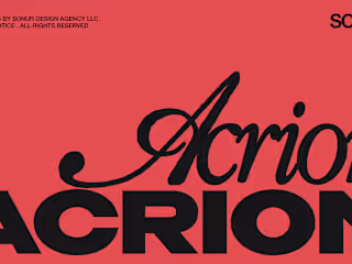 Acrion Records - Logo Design & Branding Concept