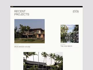 Earth Lines Architects — Brand, Web Design & Framer Development