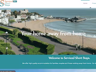 Serviced Short Stays Website