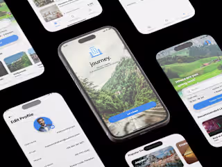 Journey. Mobile App Design in Figma