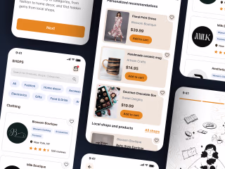 Local vendors app