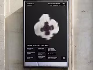 Poster & Brochure for Fashion-Film Festival