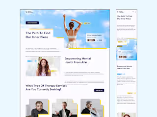Soulful Navigator | Online Therapy Landing Page 