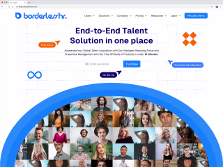 Redesign of Borderlesshr Landing Page :: Behance