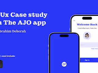 AJO App Case Study