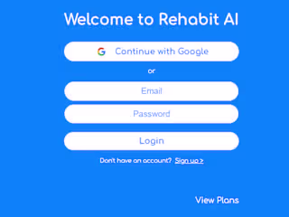 Rehabit Web Application
