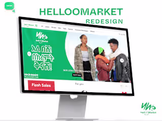 Helloomarket Ecommerce Website Redesign