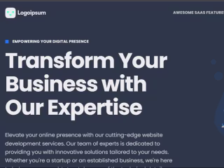 SAAS website Dashboard