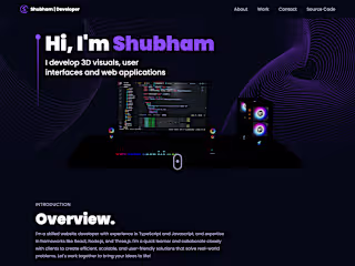 Portfolio Website For a Web-Developer