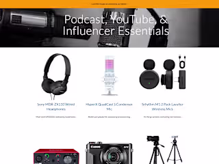 Affiliate Marketing E-commerce Website