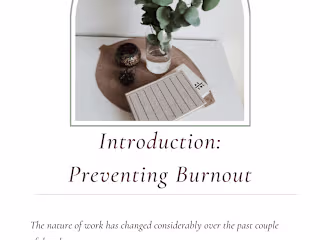 Preventing Burnout - eBook
