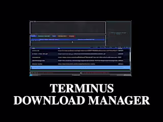 TerminusDM: Cross Platform Terminal Download Manager