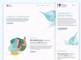 Figma Design to Dynamic WordPress Website - Rohini Nilekani