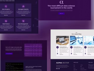 Landing page design