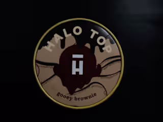 Reel creation of Halo Top ice cream 