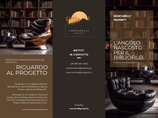 Interior Brochure - A Hidden Corner for Bibliophile