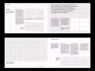 A4 Business Brochure / Report Grid System for InDesign