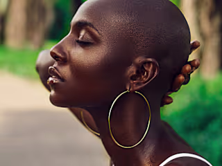 Radiant Elegance: Melanin Beauty Editoria