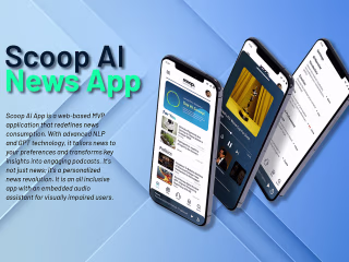 Scoop AI News App UI/UX/Audio UX