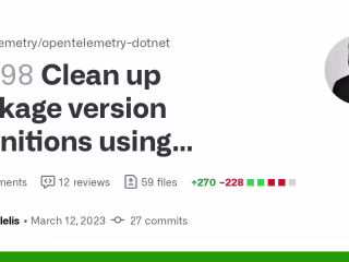 open source contribution / opentelemetry-dotnet