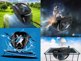 Social Media Graphics | 2020 Krank Golf F11 Driver, Adobe CC   