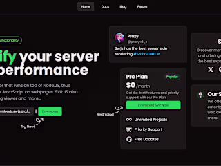 SVRJS Website Redesign