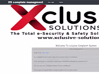 Xclusive Complaint Management System