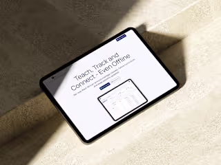 Landing Page Design for TALIM LMS