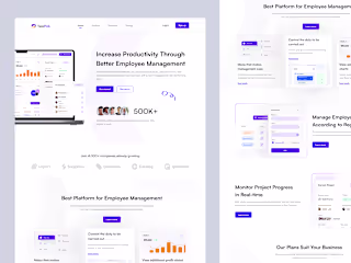 Employee Management Landing Page