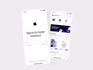 Apple Store - Concept UI UX mobile app design