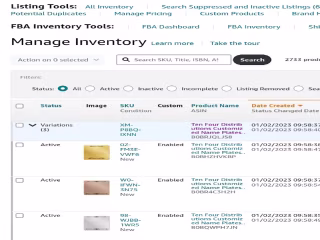 Amazon Listing Creation with Variations and SEO content writing 