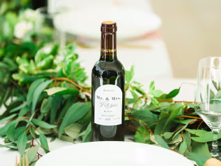 Custom Wedding Wine Label Design