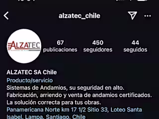 Instagram Revitalization for Alzatec Chile