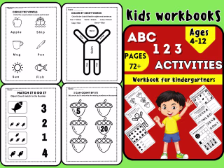 Kindergarten activity Books for kids 