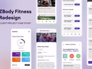 ZBody Fitness App Redesign : Case Study