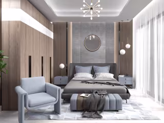 3 BHK 3D renders of Independant House