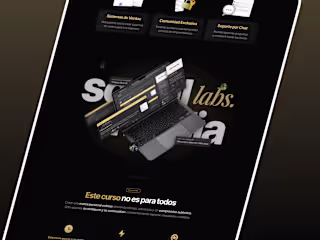 Website design for SocialMedia Labs