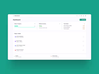 Momentum Habit Tracker - Bolt.new Concept