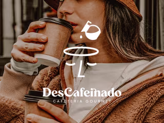 DesCafeinado • Cafeteria Gourmet | Visual Identity